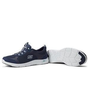 Skechers Arch Fit Refine 2.0 Sentiment Sneakers – Women’s 6.5 Navy/Aqua
